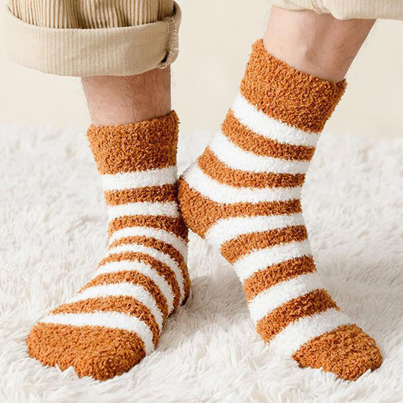 Weiche, breit gestreifte Viertelsocken (5 Paar) - image 2