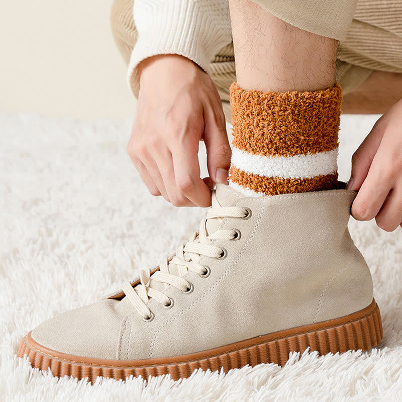 Weiche, breit gestreifte Viertelsocken (5 Paar) - image 13