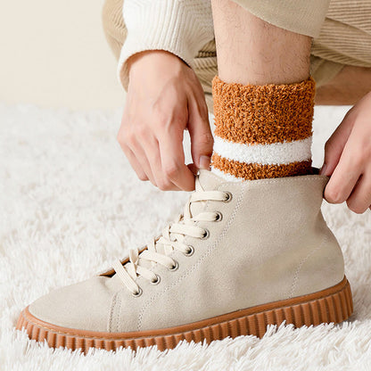 Weiche, breit gestreifte Viertelsocken (5 Paar) - image 13