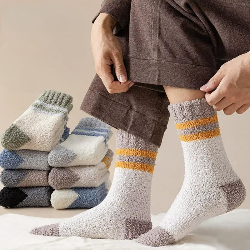 Fleece-Wintersocken (7 Paar) - Mehrfarbig - EU39-44 (US6-10) - image 10