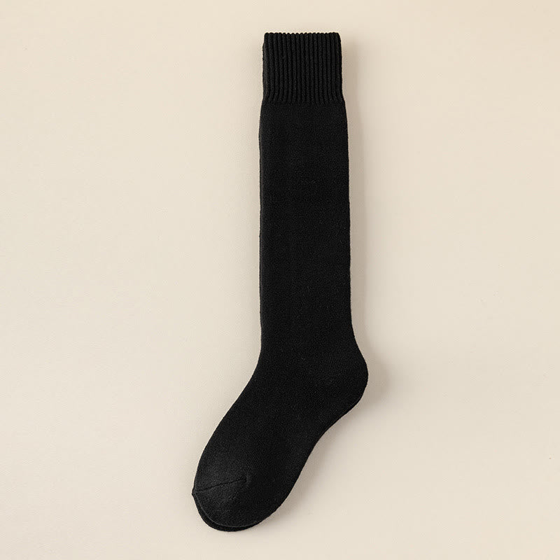 Kaschmir-Kniestrümpfe - Schwarz - EU39-44 (US6-10) - image 14