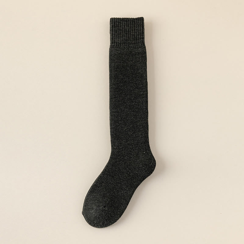 Kaschmir-Kniestrümpfe - Dunkelgrau - EU39-44 (US6-10) - image 18