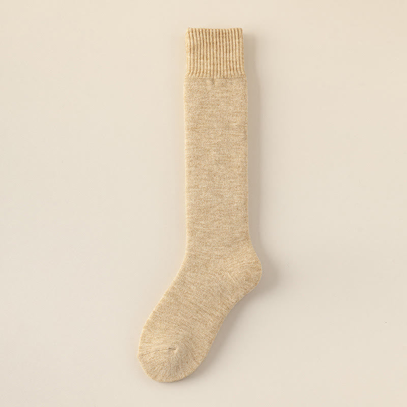 Kaschmir-Kniestrümpfe - Khaki - EU39-44 (US6-10) - image 19