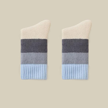 Extra dicke Kaschmir-Viertelsocken (4 Paar) - Blau - EU36-40 (US3-7) - image 12