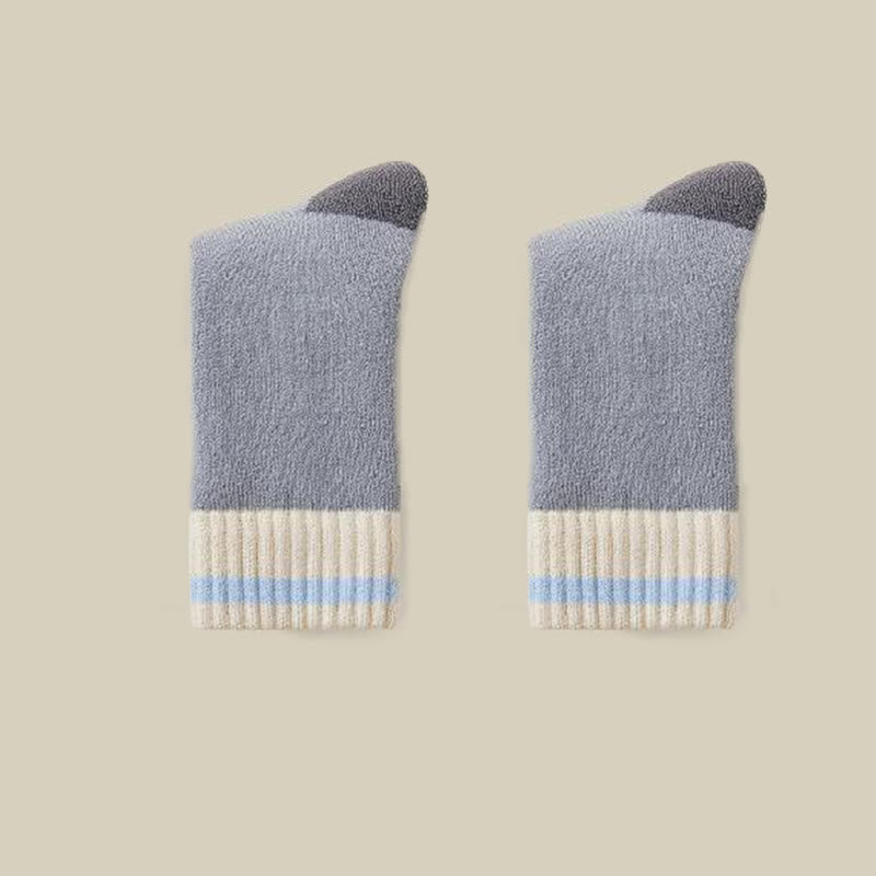 Extra dicke Kaschmir-Viertelsocken (4 Paar) - Grau - EU36-40 (US3-7) - image 10