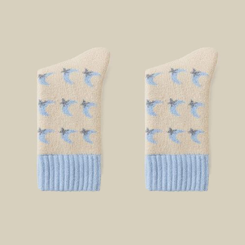 Extra dicke Kaschmir-Viertelsocken (4 Paar) - Aprikose - EU36-40 (US3-7) - image 9