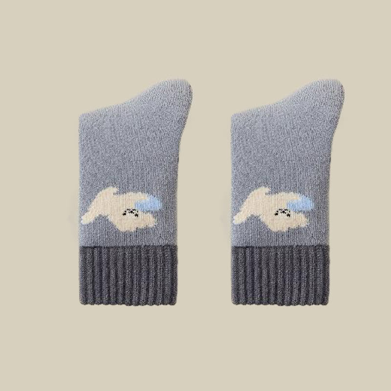 Extra dicke Kaschmir-Viertelsocken (4 Paar) - Hund - EU36-40 (US3-7) - image 11