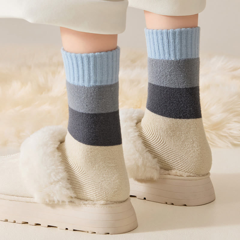 Extra dicke Kaschmir-Viertelsocken (4 Paar) - image 4