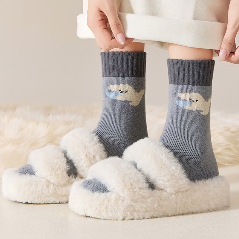 Extra dicke Kaschmir-Viertelsocken (4 Paar) - image 6