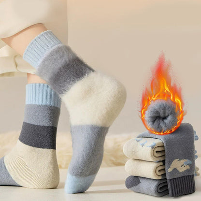 Extra dicke Kaschmir-Viertelsocken (4 Paar) - image 0