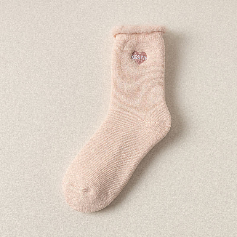 Viertelsocken aus Vollfleece (3 Paar) - Rosa - EU36-40 (US3-7) - image 11