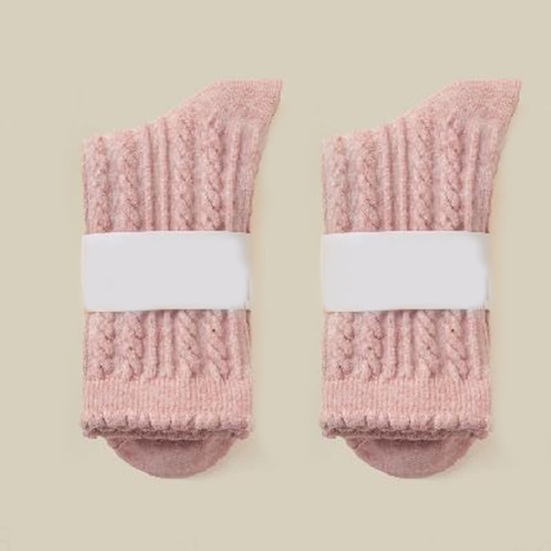 Plüschweiche Viertelsocken (3 Paar) - Rosa - EU36-40 (US3-7) - image 12