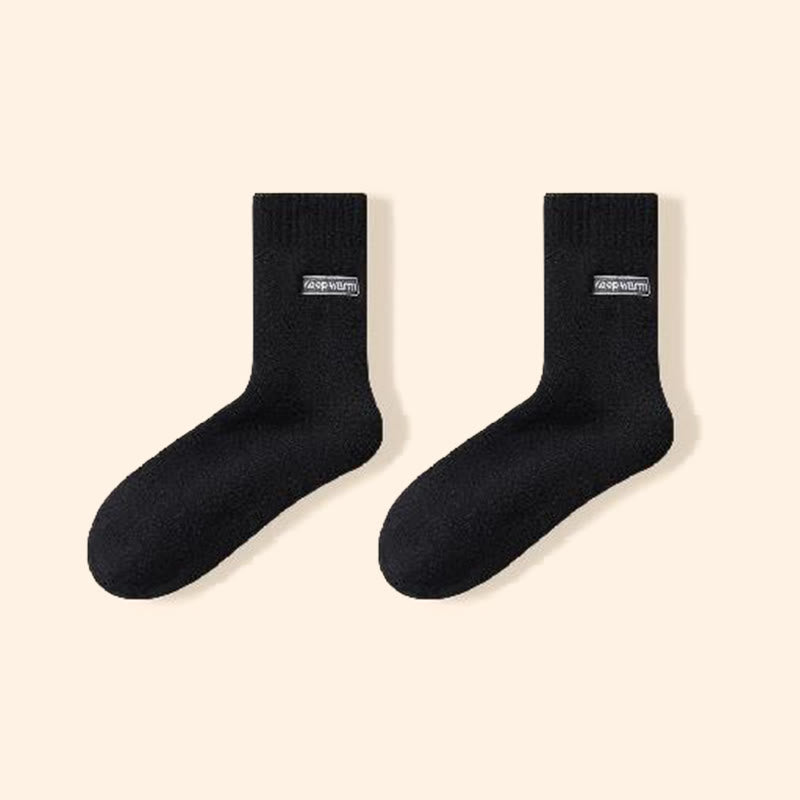 Warmhaltende Viertelsocken (4 Paar) - Schwarz - EU39-44 (US6-10) - image 12