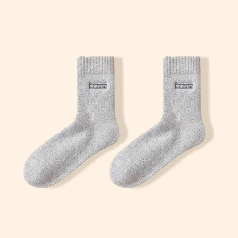 Warmhaltende Viertelsocken (4 Paar) - Hellgrau - EU39-44 (US6-10) - image 14