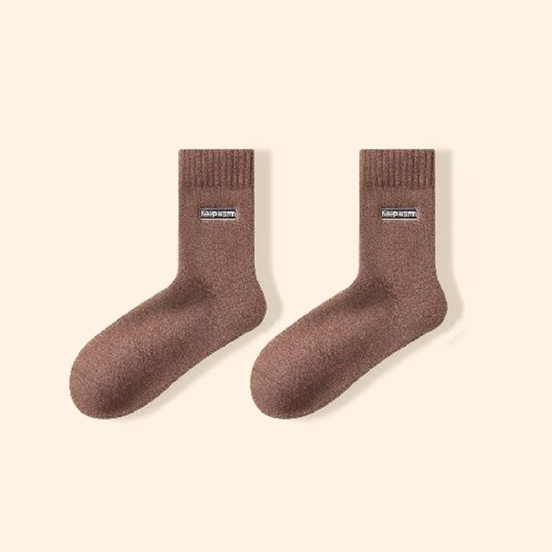 Warmhaltende Viertelsocken (4 Paar) - Kaffee - EU39-44 (US6-10) - image 17