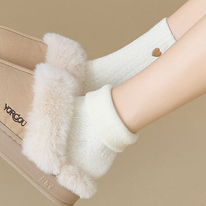 Viertelsocken mit Herzmuster (3 Paar) - image 6