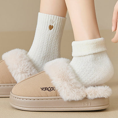 Viertelsocken mit Herzmuster (3 Paar) - image 1