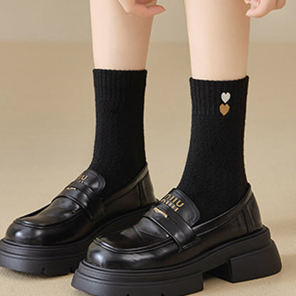 Viertelsocken mit Herzmuster (3 Paar) - image 8