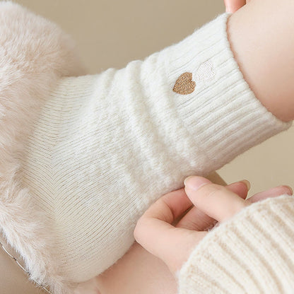 Viertelsocken mit Herzmuster (3 Paar) - image 5