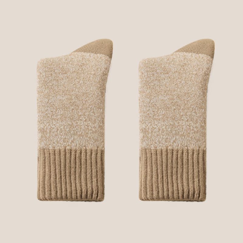 Kaschmir-Wärmesocken (2 Paar) - Khaki - EU39-44 (US6-10) - image 8