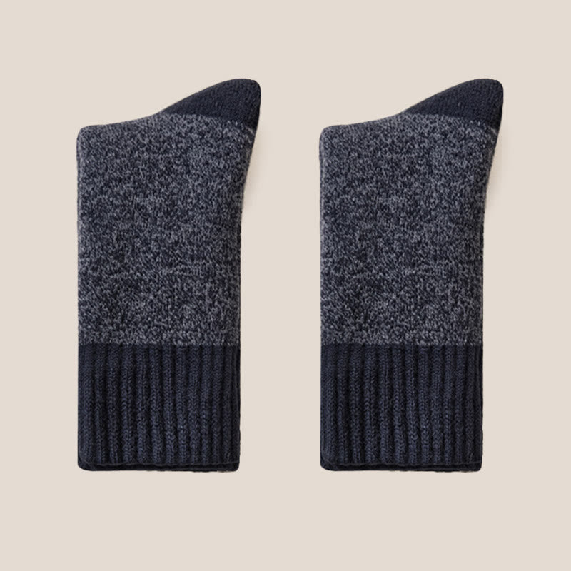 Kaschmir-Wärmesocken (2 Paar) - Marineblau - EU39-44 (US6-10) - image 11