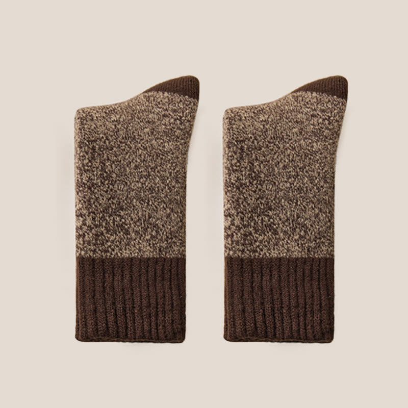 Kaschmir-Wärmesocken (2 Paar) - Kaffee - EU39-44 (US6-10) - image 10