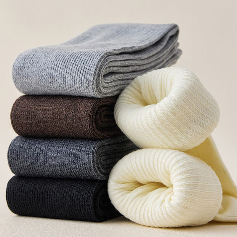 Dicke, warme Oberschenkelstulpen aus Wolle - image 9