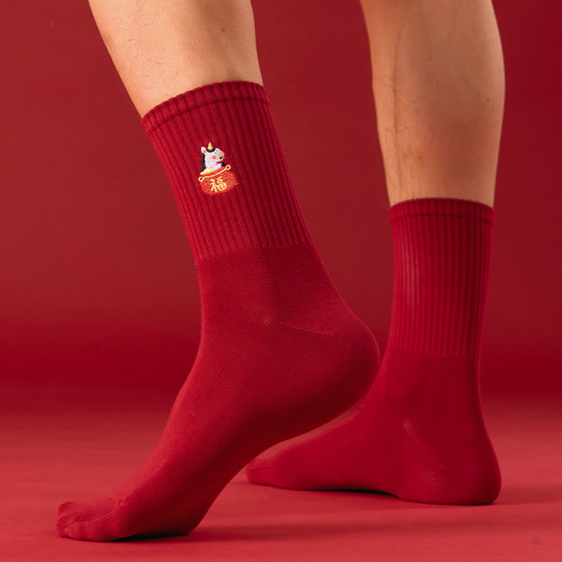 Lucky Red Quarter Socken (5 Paar) - image 4