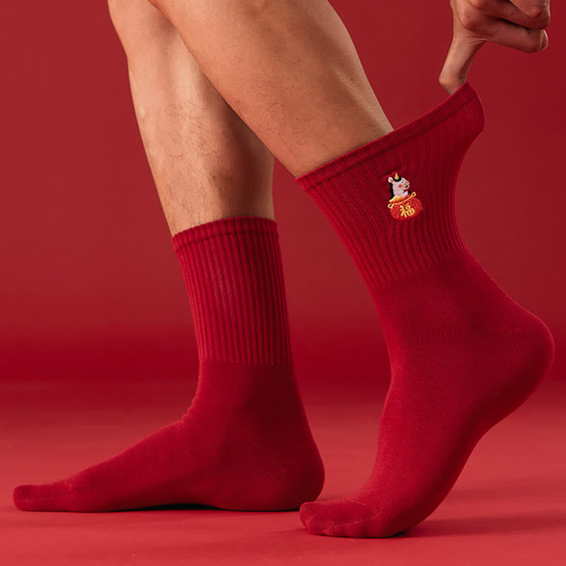 Lucky Red Quarter Socken (5 Paar) - image 1