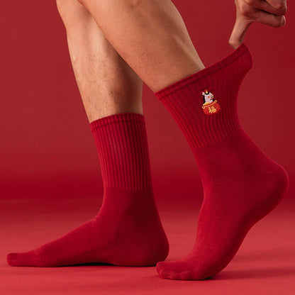 Lucky Red Quarter Socken (5 Paar) - image 1