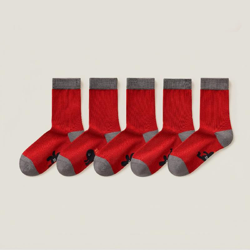 Glücksviertel-Socken (5 Paar) - Mehrfarbig - EU39-44 (US6-10) - image 11