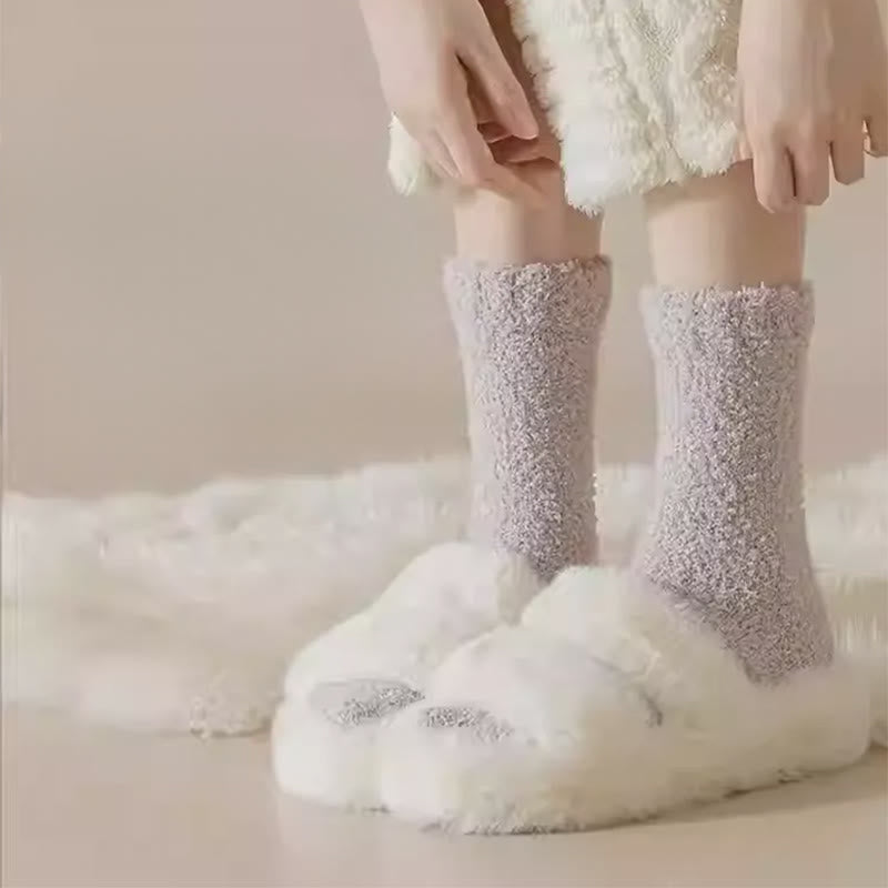 Schlafsocken mit rutschfester Sohle (4 Paar) - image 3