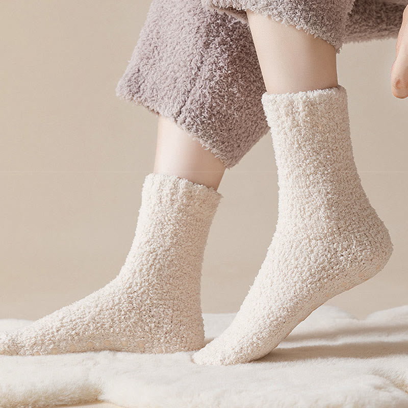 Schlafsocken mit rutschfester Sohle (4 Paar) - image 2