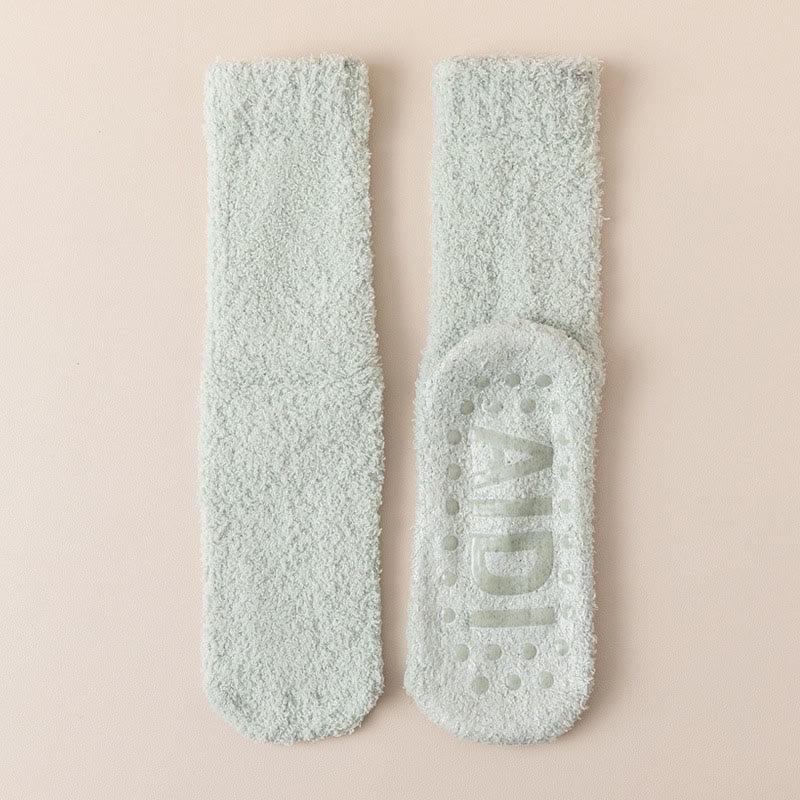 Schlafsocken mit rutschfester Sohle (4 Paar) - Hellgrün - EU36-40 (US3-7) - image 23