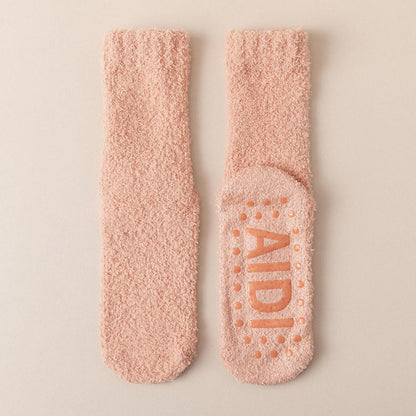 Schlafsocken mit rutschfester Sohle (4 Paar) - Orange - EU36-40 (US3-7) - image 25