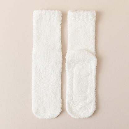 Schlafsocken mit rutschfester Sohle (4 Paar) - Beige - EU36-40 (US3-7) - image 15