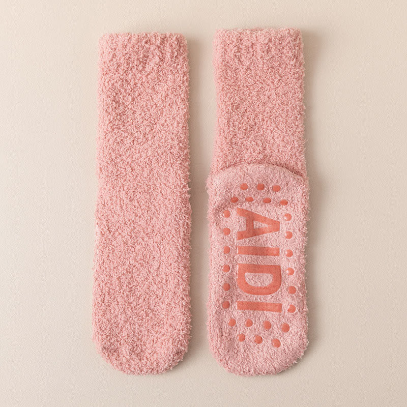 Schlafsocken mit rutschfester Sohle (4 Paar) - Rosa - EU36-40 (US3-7) - image 21