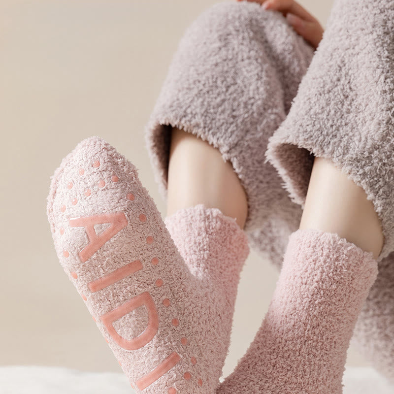 Schlafsocken mit rutschfester Sohle (4 Paar) - image 8