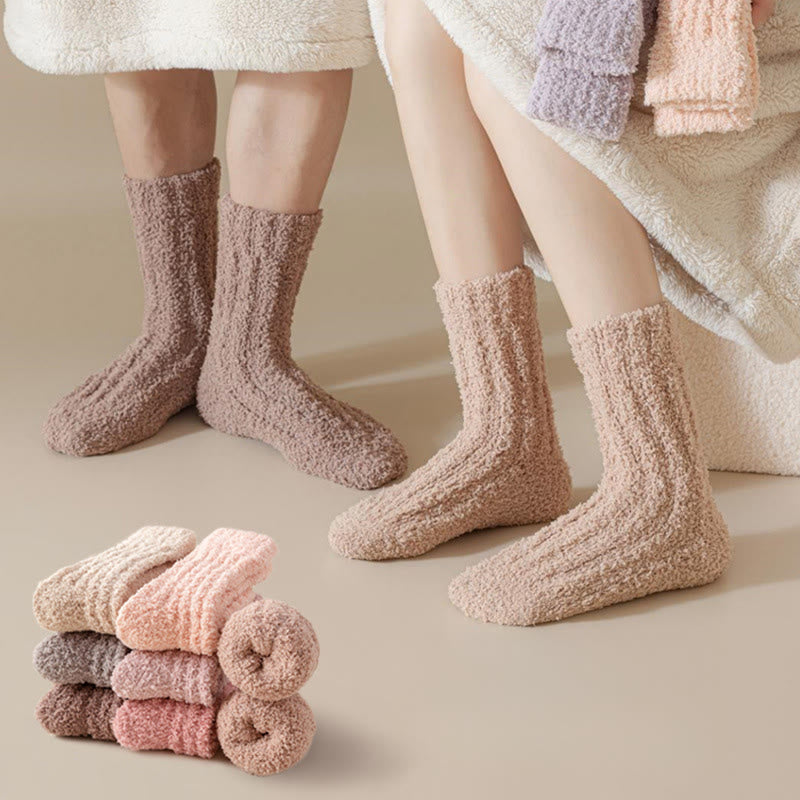 Schlafsocken mit rutschfester Sohle (4 Paar) - image 0