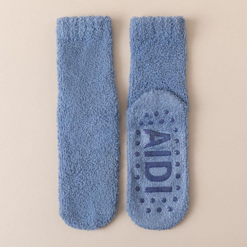 Schlafsocken mit rutschfester Sohle (4 Paar) - Blau - EU36-40 (US3-7) - image 19