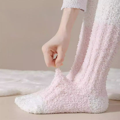 Plüsch-Fleece-Kniestrümpfe (4 Paar) - image 7