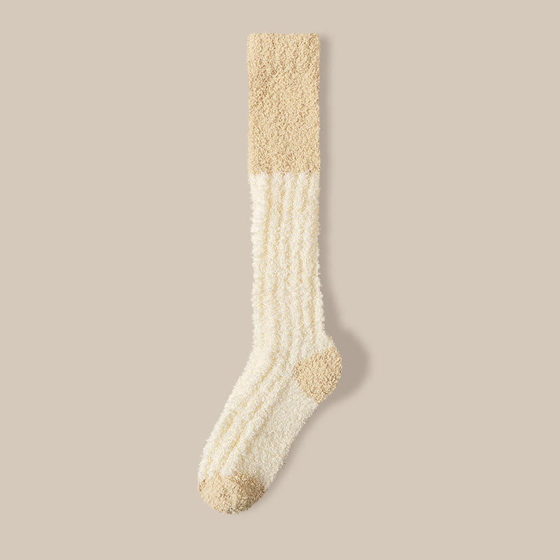 Plüsch-Fleece-Kniestrümpfe (4 Paar) - Gelb - EU36-40 (US3-7) - image 18