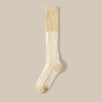 Plüsch-Fleece-Kniestrümpfe (4 Paar) - Gelb - EU36-40 (US3-7) - image 18