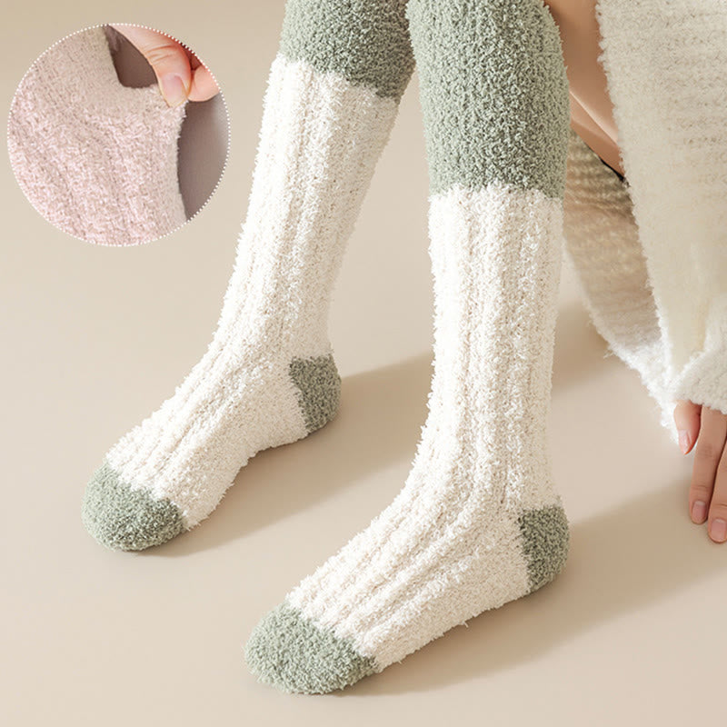 Plüsch-Fleece-Kniestrümpfe (4 Paar) - image 10