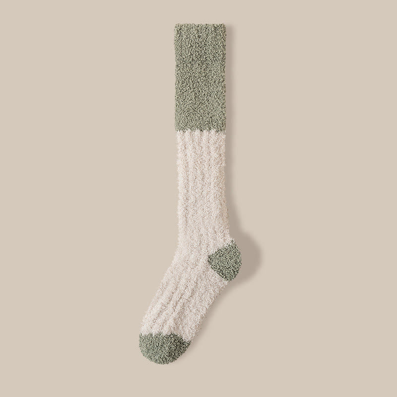 Plüsch-Fleece-Kniestrümpfe (4 Paar) - Haferflocken - EU36-40 (US3-7) - image 19