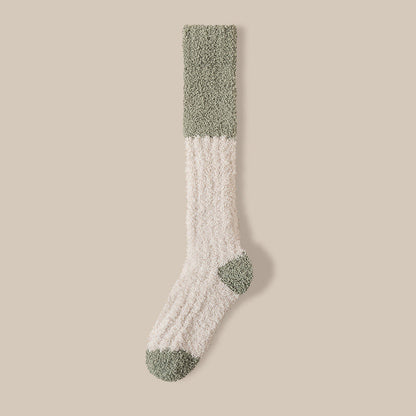 Plüsch-Fleece-Kniestrümpfe (4 Paar) - Haferflocken - EU36-40 (US3-7) - image 19