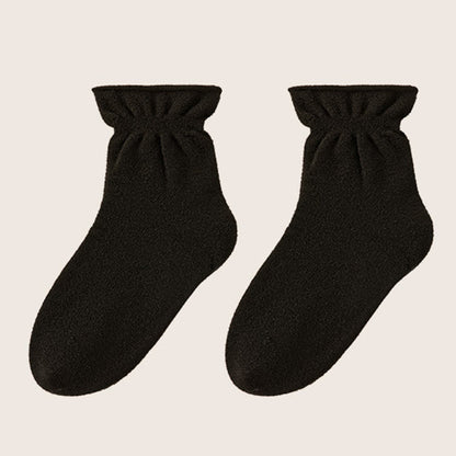 Doppelseitige Fleece-Schlafsocken (3 Paar) - Schwarz - EU36-40 (US3-7) - image 14