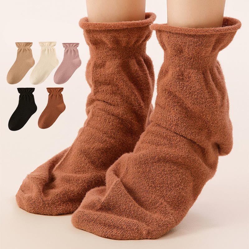 Doppelseitige Fleece-Schlafsocken (3 Paar) - image 0