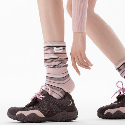 Stilvolle Schlafsocken mit Kontrastfarben (5 Paar) - image 11