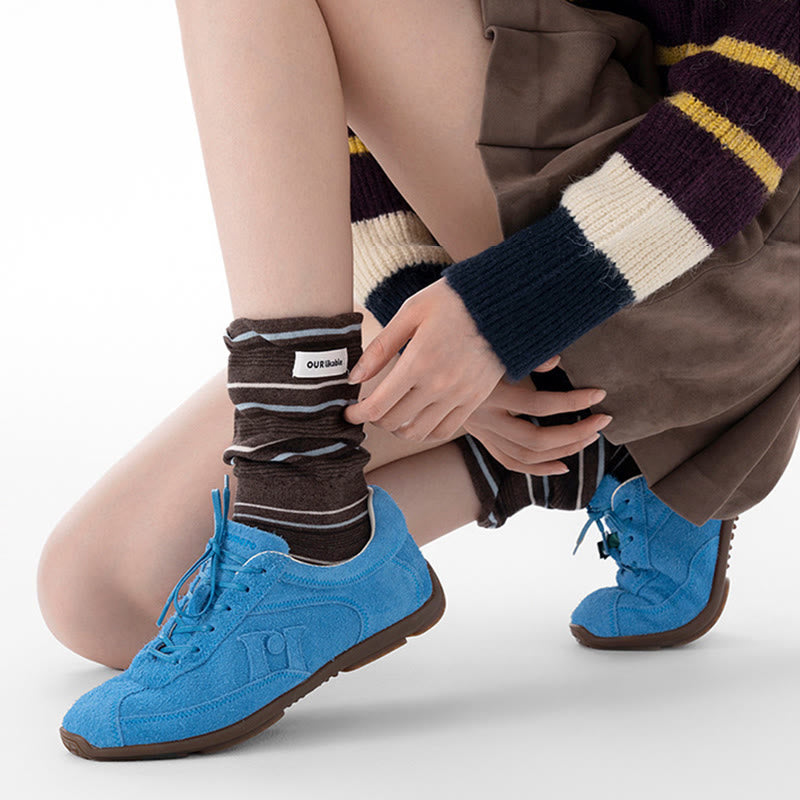 Stilvolle Schlafsocken mit Kontrastfarben (5 Paar) - image 9